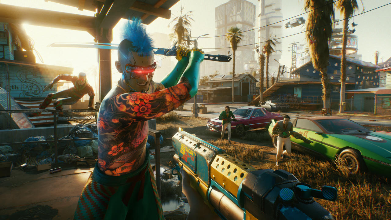 赛博朋克2077：终极典藏版 Cyberpunk 2077 ：Ultimate Edition V2.30.20250718+往日之影DLC+全DLC+新版修改器+预购奖励古德拉义警+壁纸+原声音乐集 免安装中文版[92.2GB]【B5651】