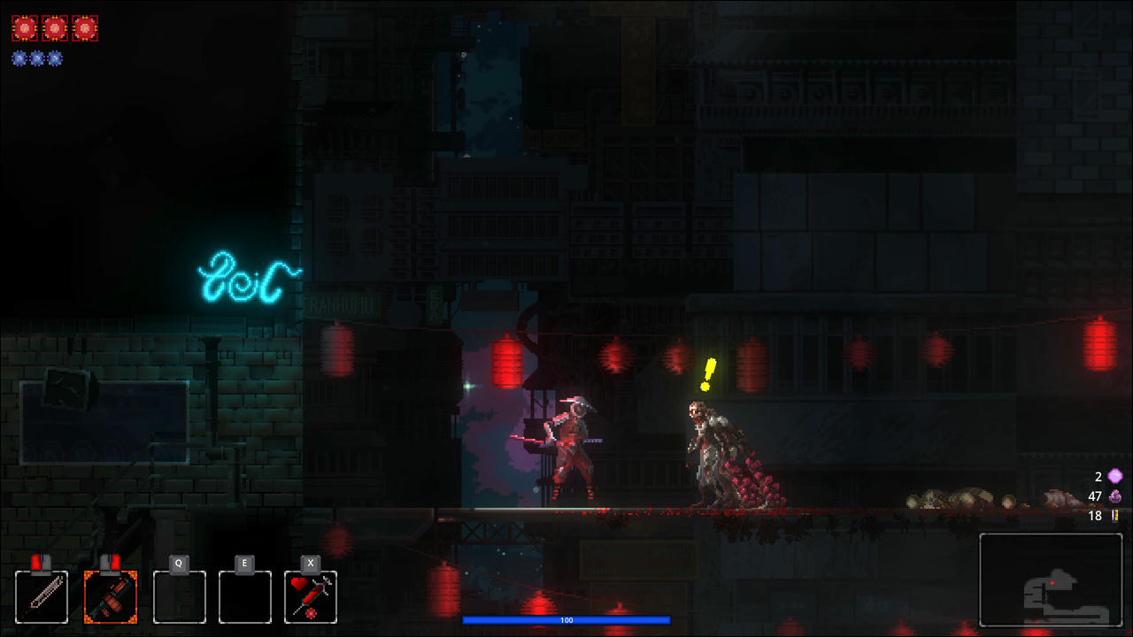 【B6190】浪客诺特 Katanaut v1.017.Build.20348357.20251012-夜狱残陨-碎界修罗+全DLC-支持手柄 免安装中文版[1.05GB]